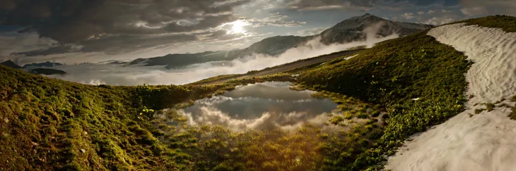 Le col du Joly en été