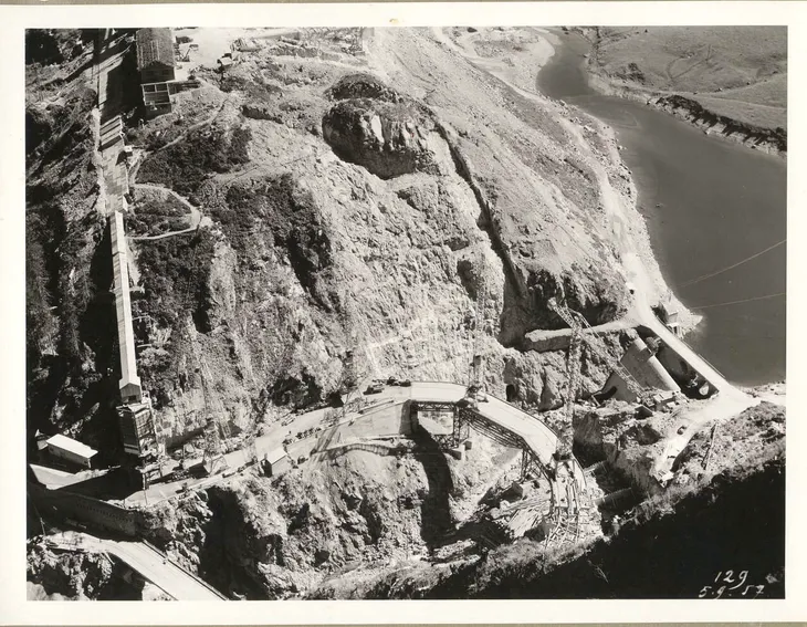 Vue belvédère côté col du pré de la construction