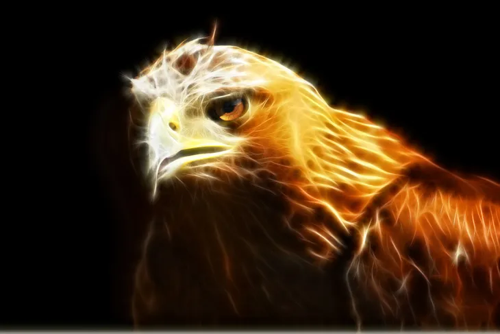 Aigle royal Fractalius