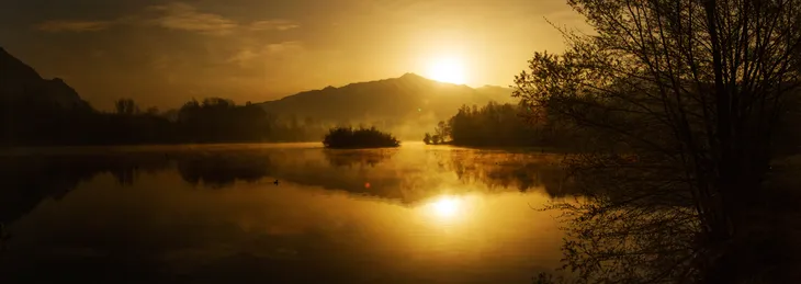 Le lac de Carouge
